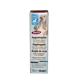 Backs Augentropfen10 ml krople do oczu dla gołębi