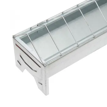 Karmidło korytkowe 100cm Karmnik dla kurcząt, kur niosek metalowe, ocynkowane