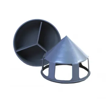 POLMARK Karmnik na Grit Grytnik z podziałką SZARY