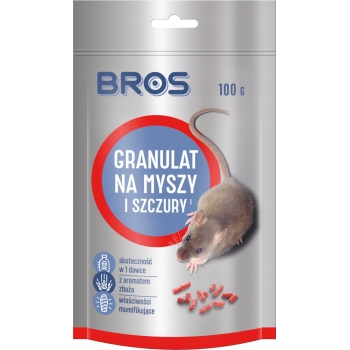 Bros Granulat trucizna, trutka na myszy i szczury 200 g