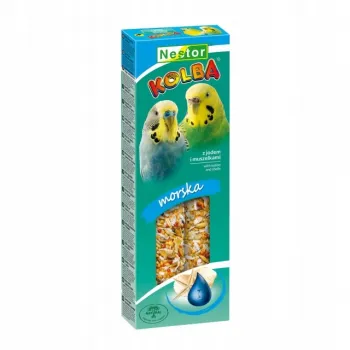 NESTOR Kolba papuga mała Morska z jodem i muszlami 2sz