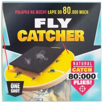 Pułapka na muchy OneShot Fly Catcher bardzo skuteczna