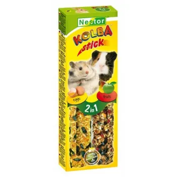 NESTOR Kolba zbożowa dla gryzoni i królików 2w1 jajko i owoc - 2 szt