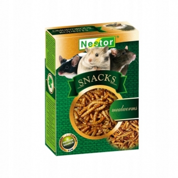 NESTOR Snacks dla gryzoni i królików Suszona larwa mącznika 20 g