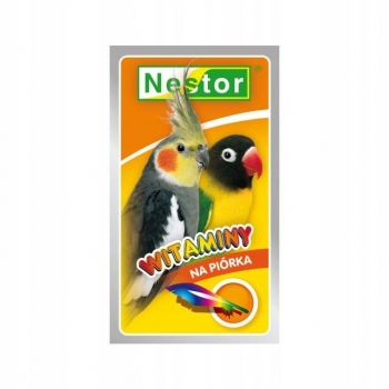 NESTOR Witaminy dla średnich papug na PIÓRKA 20 g