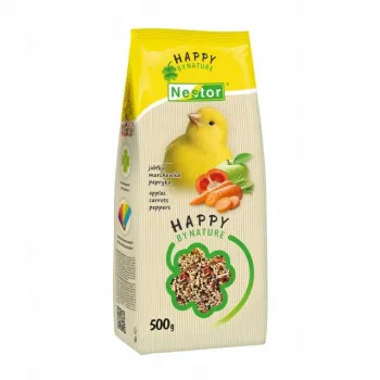 NESTOR Pokarm dla dla kanarków z jabłkami, marchewką i papryką 500g.