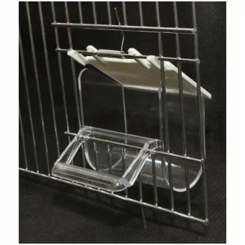 Karmnik zawieszany na front klatki dla papug i kanarków