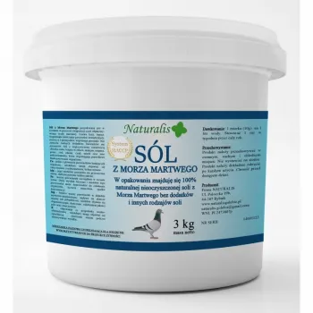 Naturalis Sól do kąpieli z Morza Martwego dla gołębi 3 kg