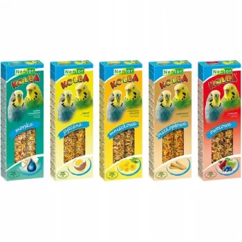 NESTOR Kolba papuga mała Zestaw 5 smaków 10 szt