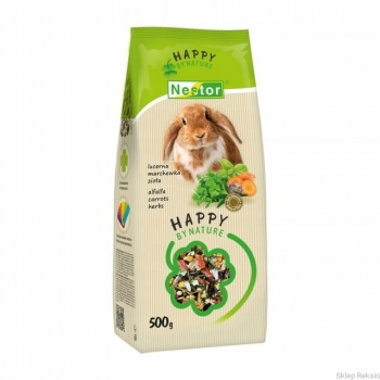 NESTOR Pokarm PREMIUM dla królików z lucerną, marchewką i ziołami 500g