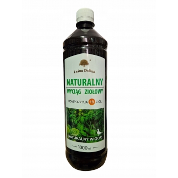 LEŚNA DOLINA Naturalny wyciąg ziołowy dla gołębi kompozycja 19 ziół 1000ml