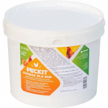 PECKIT Dziobak dla kur kamień do dziobania z minerałami, wapniem 4 kg