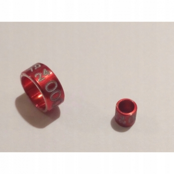 Obrączki stałe EU PL 24 znaczniki MNICH, ROZELLA 6 mm 2024r 10szt