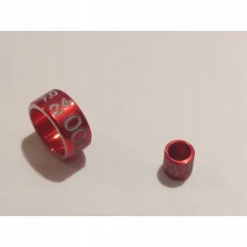 Obrączki stałe EU PL 24 znaczniki MNICH, ROZELLA 6 mm 2024r 10szt