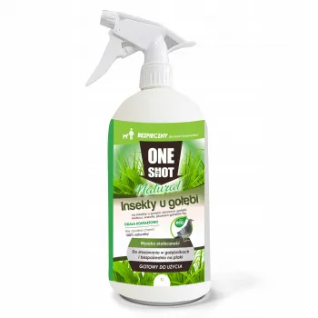 One Shot Naturalny oprysk na piórojady insekty u gołębi 500 ml