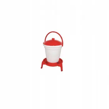 Poidło wiaderkowe dla kur 18 l z uchwytem