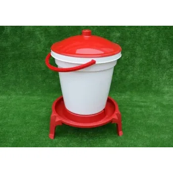 Poidło wiaderkowe dla kur 18 l z uchwytem