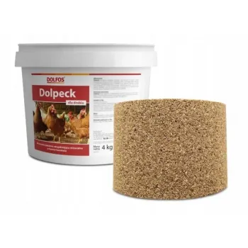 Dolfos Dolpeck dziobak dla kur, minerały i sole z muszlami dla drobiu 4kg