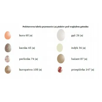 Inkubator do wylęgu jaj iBator Home 60 CLEO5