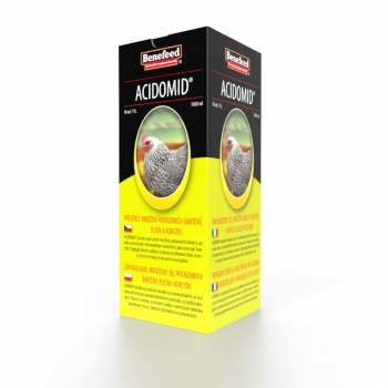 ACIDOMID Drób 1 L - zwalcza bakterie i kokcydie !